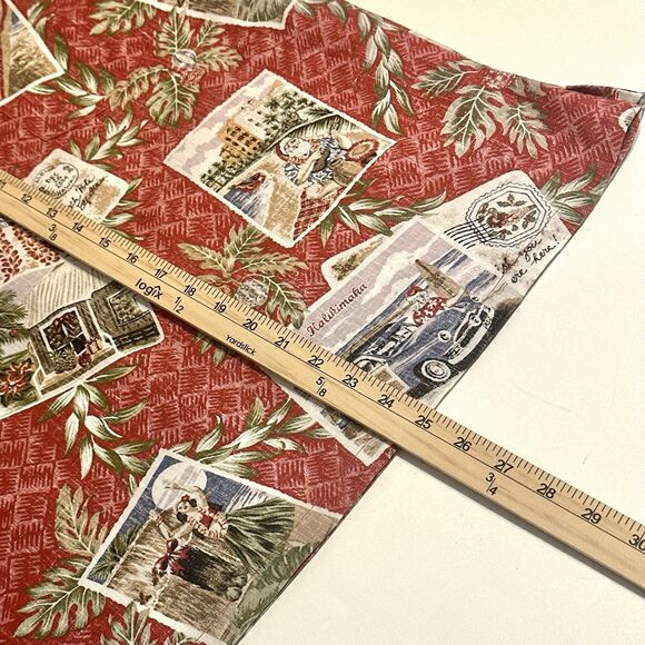 Mele Kalikimaka Reyn Spooner Christmas Hawaiian Boys Shirt Size XL 2014 Pullover - Picture 6 of 11